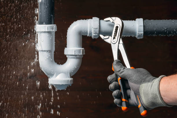 Professional Emergency Plumber technician working in Lacon, IL